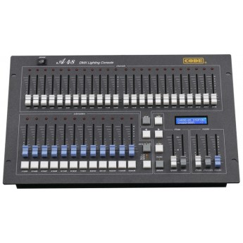Пульт управления светом. Дисплей LCD. Всего 48 DMX-каналов CODE A48-(48-CH)