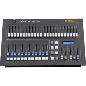 Пульт управления светом. Дисплей LCD. Всего 48 DMX-каналов CODE A48-(48-CH)